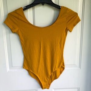 Mustard Yellow Body Suit